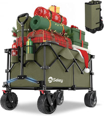 Bolderkar - Opvouwbaar - Bolderwagen  - Groen - Sekey