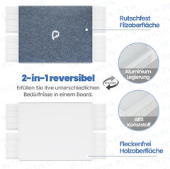 PITAPITA Puzzelplank, 1500 stukjes, draaibaar puzzelblad met laden en deksel, draagbare puzzeltafel voor volwassenen en kinderen, 88,6 x 68,6 cm, draagbare puzzeltafel, design
