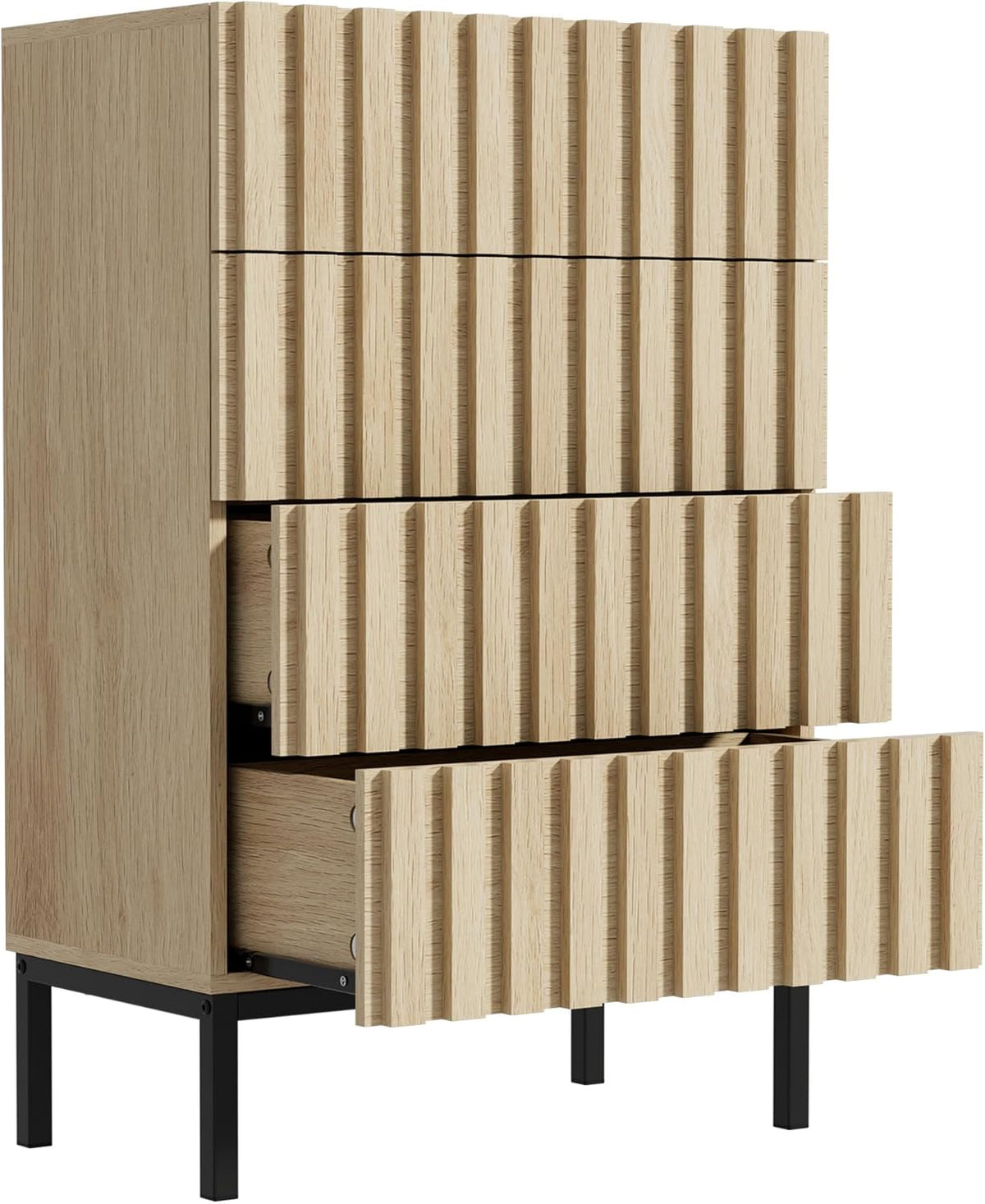 Commode - Dressoir - Ladekast - 60x34x92 cm - Bruin - UEV