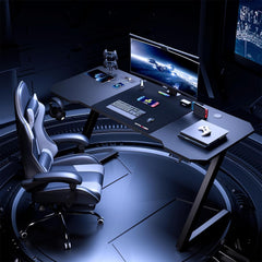 Gaming bureau - Gaming desk - Gaming tafel - 120x60 cm - Zwart - GTPLAYER