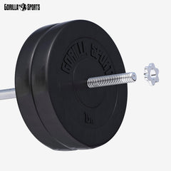 Halterschijven - Halter gewichten - 30 mm - 2x15 kg - Gietijzer - Gorila Sports®