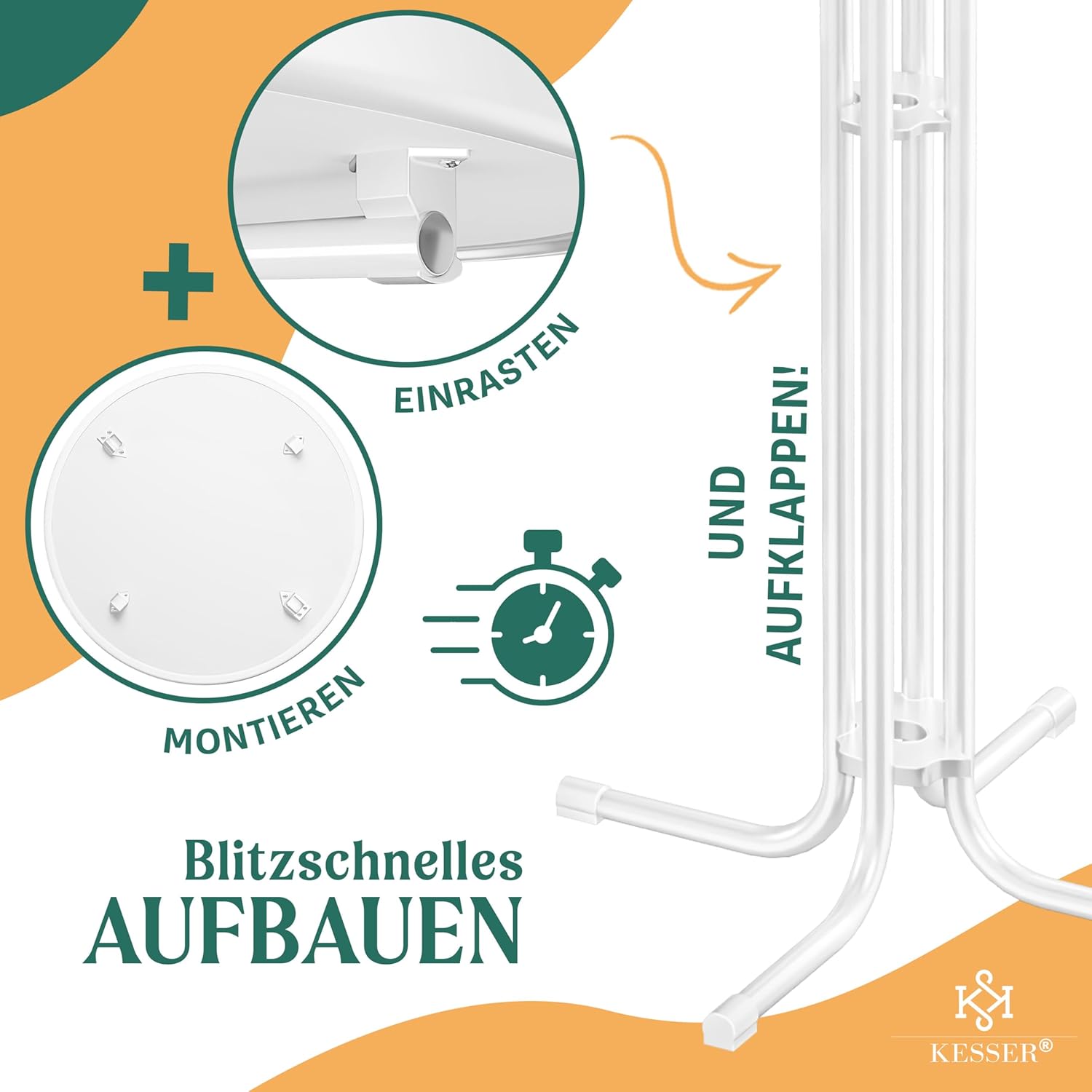 KESSER® Gastro statafel, inklapbaar, bistrotafel, gepoedercoate roestvrijstalen plaat, in hoogte verstelbare poten, feesttafel, diameter 70 cm, binnen en buiten, ontvangsttafel inclusief hoes,