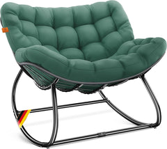 KESSER® Ergonomische schommelstoel - Relaxstoel - Antislip - Groen