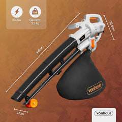 Bladblazer - Elektrische - 3000W - Wit - VonHaus
