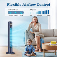 Torenventilator - Fluisterstil - Oscillatie - Zwart - Taylor Swoden •