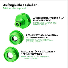 Tillvex® Tuinslang 22,5m - Uitrekbare Tuinslang - Groen