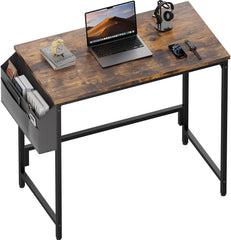 Bureau - Computertafel - Computerbureau - 80x50 cm - Bruin - HLONONE