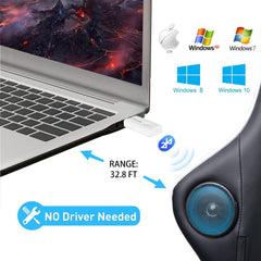GTPLAYER GT Lynck1 Bluetooth 5.1-adapter, USB Bluetooth-dongle, audiozender/ontvanger, ondersteunt Windows 7/8/8.1/10, draadloze adapter voor pc, laptop, PS4, PS5, Switch [alleen voor audio]