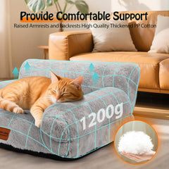 Kattenmand - Kattenbed - 60x45x30 cm - Grijs - Nobleza •