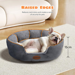Hondenmand - Hondenkussen - Hondenbed - Grijs - 51 cm - Nobleza