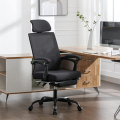 Ergonomische Bureaustoel -  Office Chair - Gamestoel - Volwassenen - Zwart - UEV