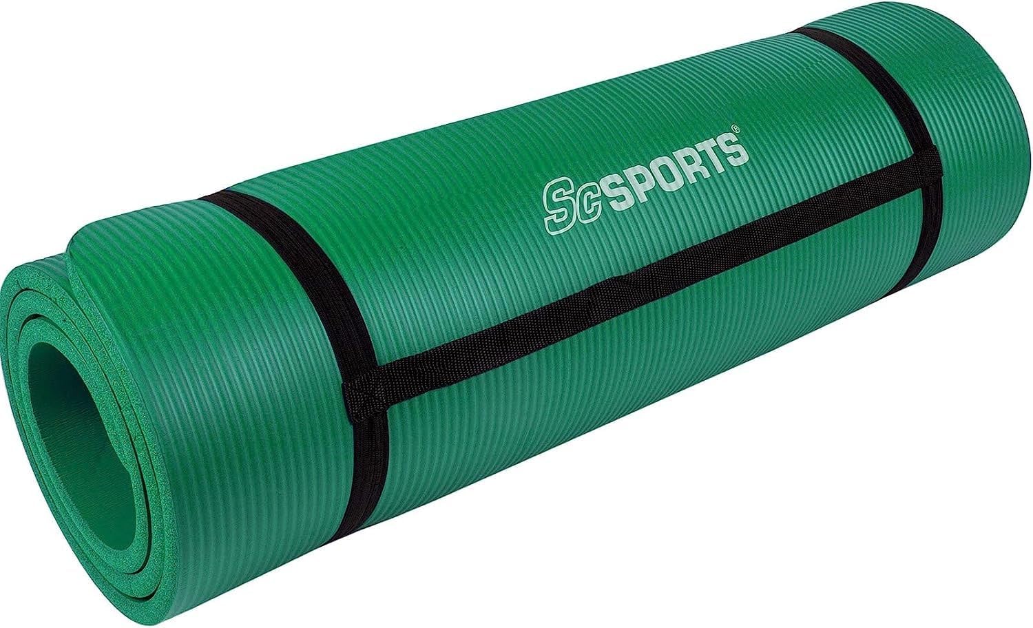Yoga mat - Fitness mat - Sport mat - Anti slip - Extra dik - Groen