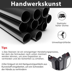 Veiligheidshek - Haardscherm - Hondenhek - 305 cm - Zwart - Aufun