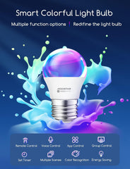 E27 LED lamp - Dimbaar - Smart lamp - 6,5W - 6 stuks - Aigostar