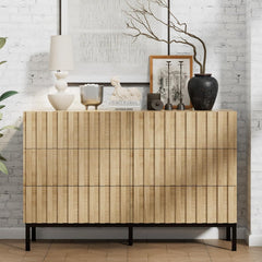 Commode - Dressoir - Ladekast - 73,4x34,5x100 cm - Bruin - UEV