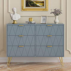 Commode - Dressoir - Ladekast - 100x34x73 cm - Grijsblauw - UEV