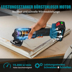 Multitool - Met accu - 300W - 2 x 2000 mAh accu's - Blauw - Yofidra