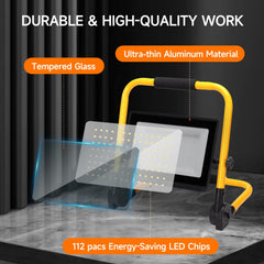 Bouwlamp LED - Werklamp - IP65 - 100W - Aigostar