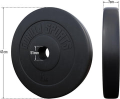 Halterschijven - Halter gewichten - 50 mm - 2x15 kg - ScSPORTS®