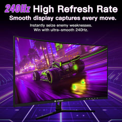 Gaming Monitor - Beeldscherm computer - 32 inch - Curved - 240Hz - FHD - Amzfast