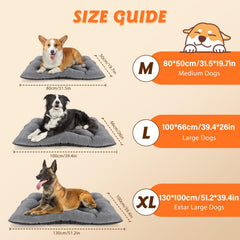 Hondenmand - Hondenkussen - Hondenbed - Grijs - 130x100 cm - Nobleza •