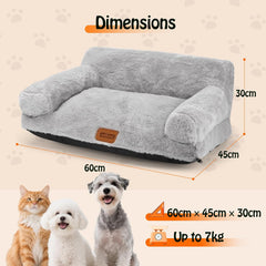 Kattenmand - Kattenbed - 60x45x30 cm - Grijs - Nobleza •
