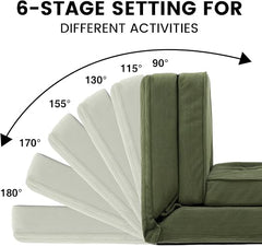 Slaapbank 2 persoons - Logeerbed - Bedbank - 90x210 cm - Groen - COMHOMA