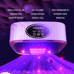 Mini droger - Mini wasdroger - Droogkast - Paars - HUNYA