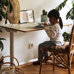 Zit sta bureau - Elektrisch - Kinderbureau - 100 x 60 cm - SANODESK