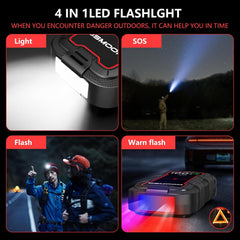 Jumpstarter voor auto - Starthulp - 12V - 5000A - Zwart - BSMOOM