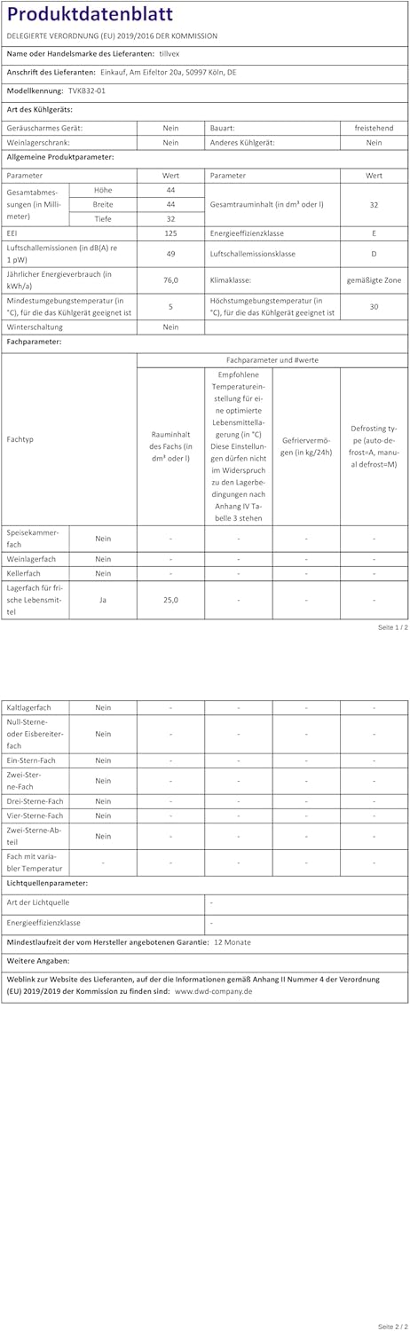 Tillvex® Elektrische Koelbox – 32L – 12V&  230V Stekker – Grijs
