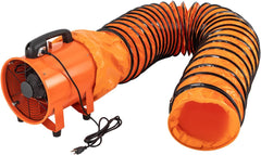 Bouwventilator - Draagbare ventilator - 320W - Oranje