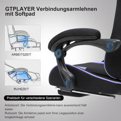 Ergonomische Bureaustoel -  Office Chair - Gamestoel - Volwassenen - Paars - GTPLAYER