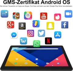Android Tablet - 10 Inch - 32GB - Zwart - Veidoo
