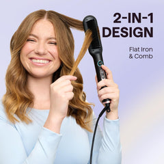Thermal Brush - Blowout Brush - Krultang - Zwart - Wavytalk