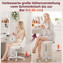 Ergonomische Bureaustoel -  Office Chair - Gamestoel - Volwassenen - Wit - COMHOMA - CH710