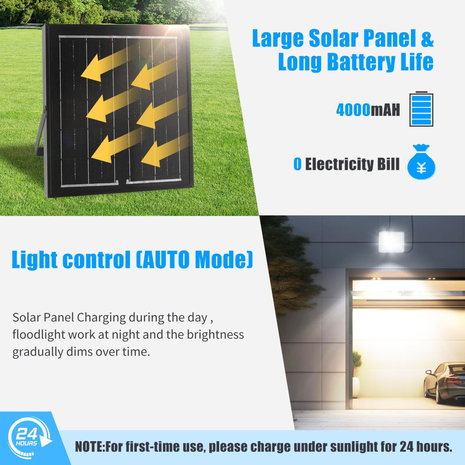 Solar Tuinverlichting - Buitenverlichting - Zonneenergie - Aigostar