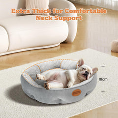 Hondenmand - Hondenkussen - Hondenbed - Grijs - 80 cm - Nobleza