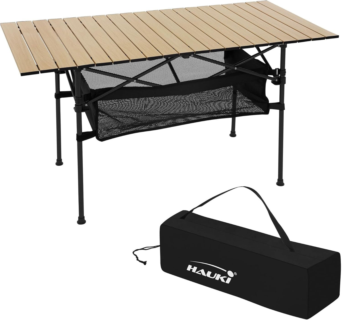 Inklapbare tafel - Campingtafel inklapbaar - Klaptafel - 118x55x64,5 cm - Hauki