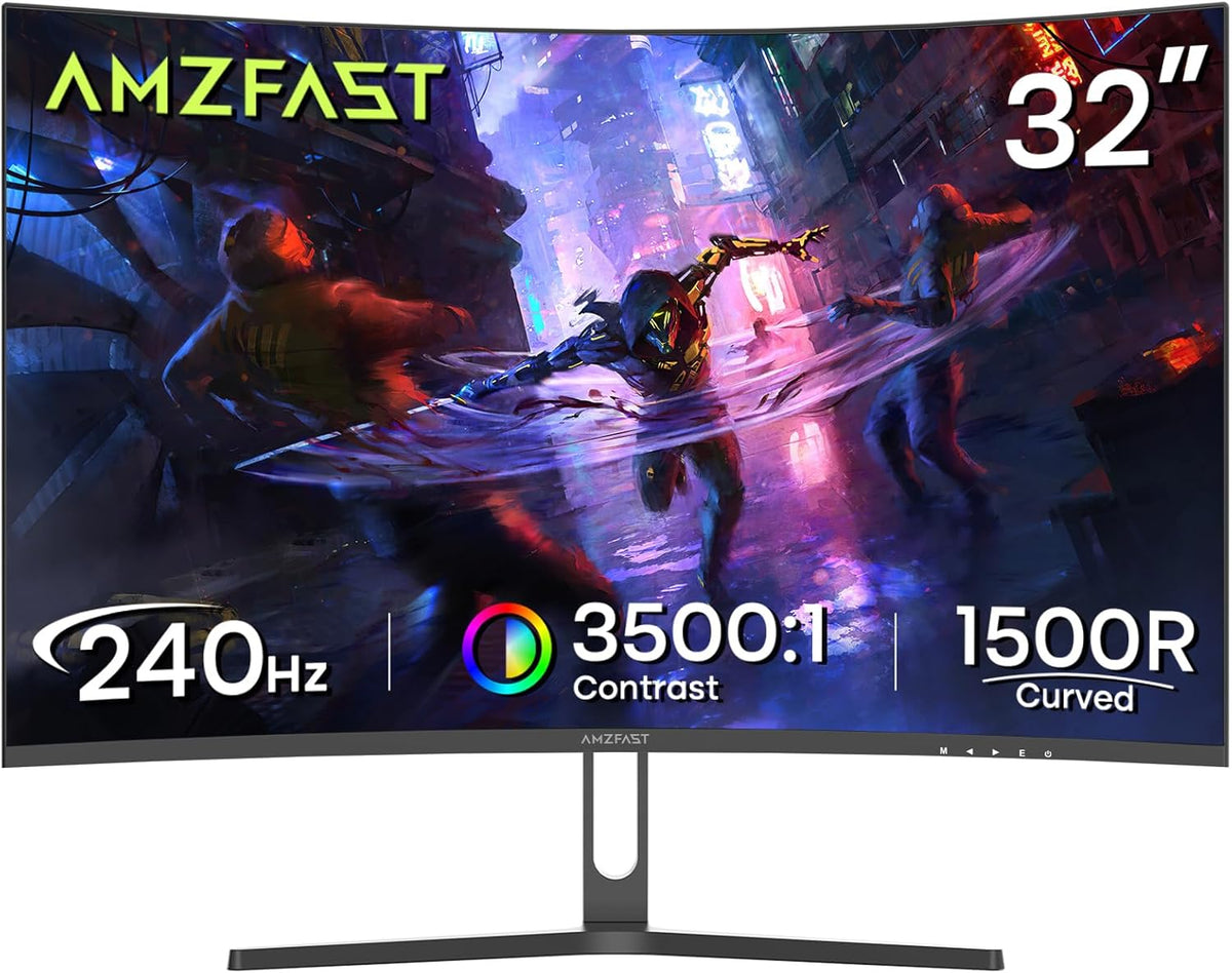 Gaming Monitor - Beeldscherm computer - 32 inch - Curved - 240Hz - FHD - Amzfast