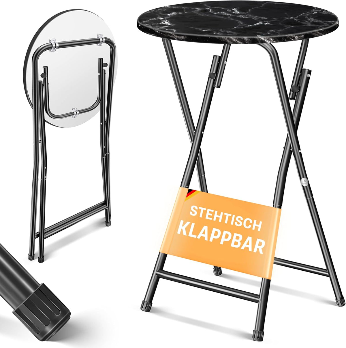 KESSER® Bartafel - Bistrotafel - Klaptafel - 110cm - Marmar