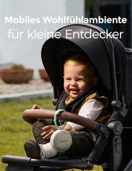 Momcozy Draagbare geluidsmachine met nachtlampje, witte ruisgeluidsmachine voor baby's, 20 rustgevende geluiden, geluidstherapie, duurzame prestaties, timer, clips op kinderwagen, babyshower, groen