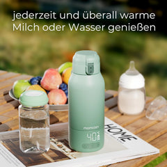 Flessenwarmer onderweg - Draagbare flessenwarmer - Flesverwarmer - 500 ml - Momcozy