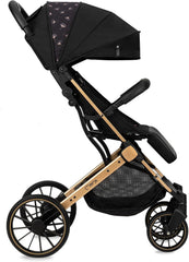 MoMi ESTELLE PLUS LIGHT Kinderwagen vanaf 6 maanden (tot 22 kg), opvouwbare buggy met 5-punts veiligheidsgordel, boodschappenmand en verstelbare rugleuning, telescopische duwstang, blijft rechtop staan na het opvouwen.