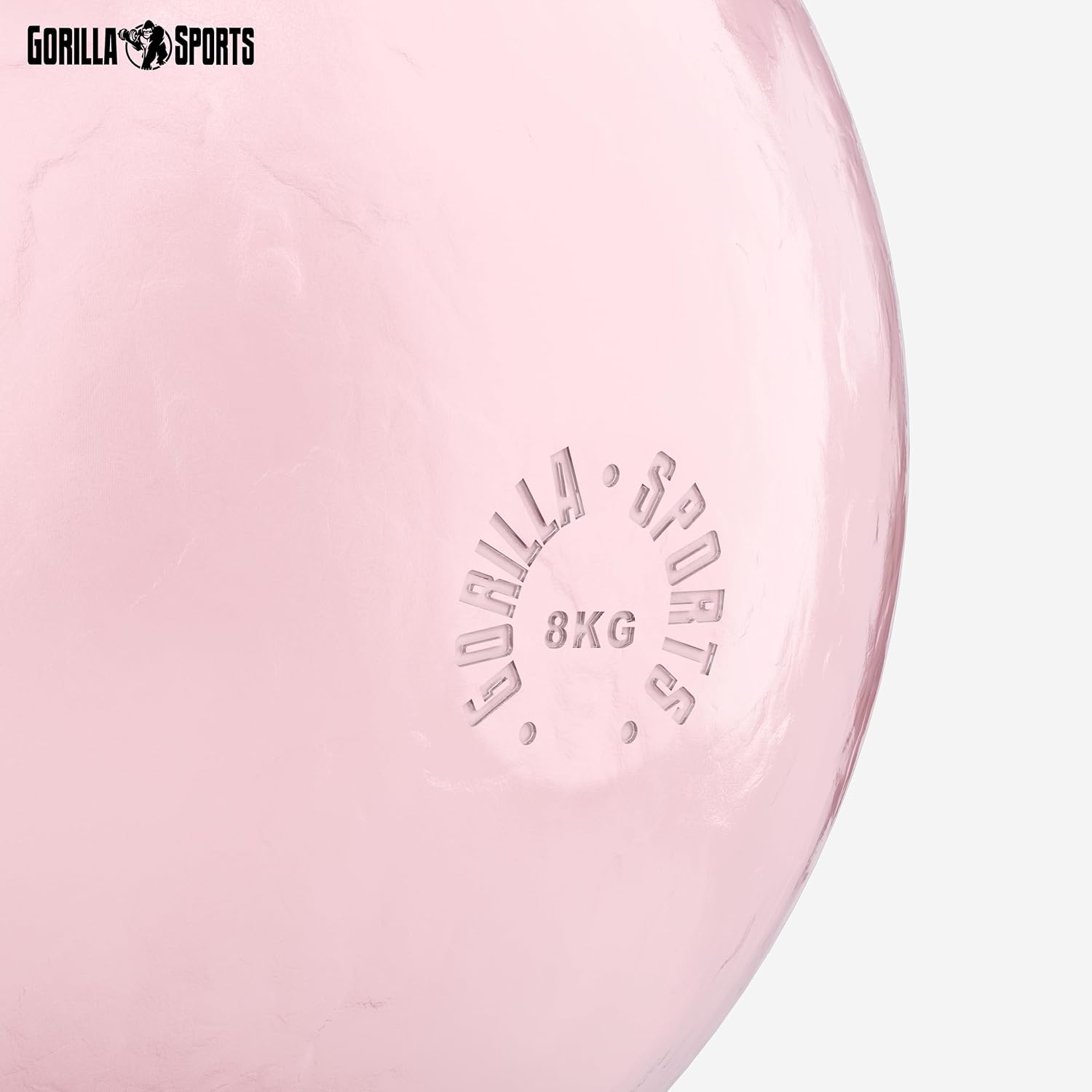 Gorilla Sports Competition Kettlebell van 8-40 kg staal, wedstrijdkogelhalter •
