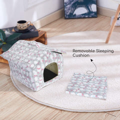 Kattenmand - Kattenhuis - Wigwam - Grijs - Nobleza •