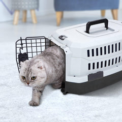 Reisbench - Reismand - Transportbox - Kat & Hond - 68x48x42 cm - Zwart - Nobleza