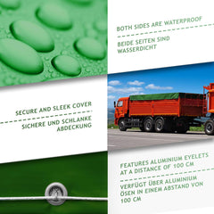 Dekzeil - 5x8m - Waterdicht - Multifunctioneel - Groen