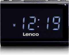 Wekkerradio - Digitale wekker - Alarmklok - Zwart - Lenco - CR-525 •
