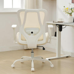 Ergonomische Bureaustoel -  Office Chair - Gamestoel - Volwassenen - Beige - UEV